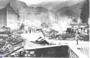 Brandkatastrophe im Mai 1926