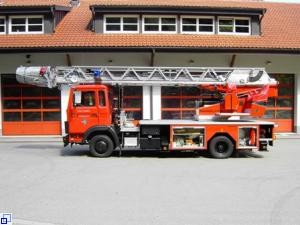 Das Bild zeigt ein Fahrzeug der Feuerwehr Schönau