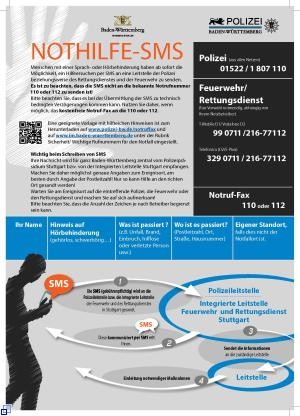Plakat Nothilfe